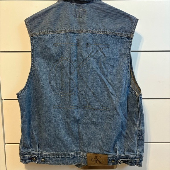 Vintage Calvin Klein Denim Vest - Picture 3 of 7